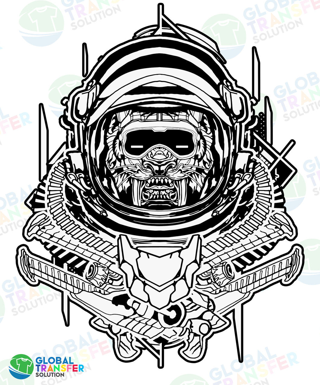 1001 Animal Lion Astronaut