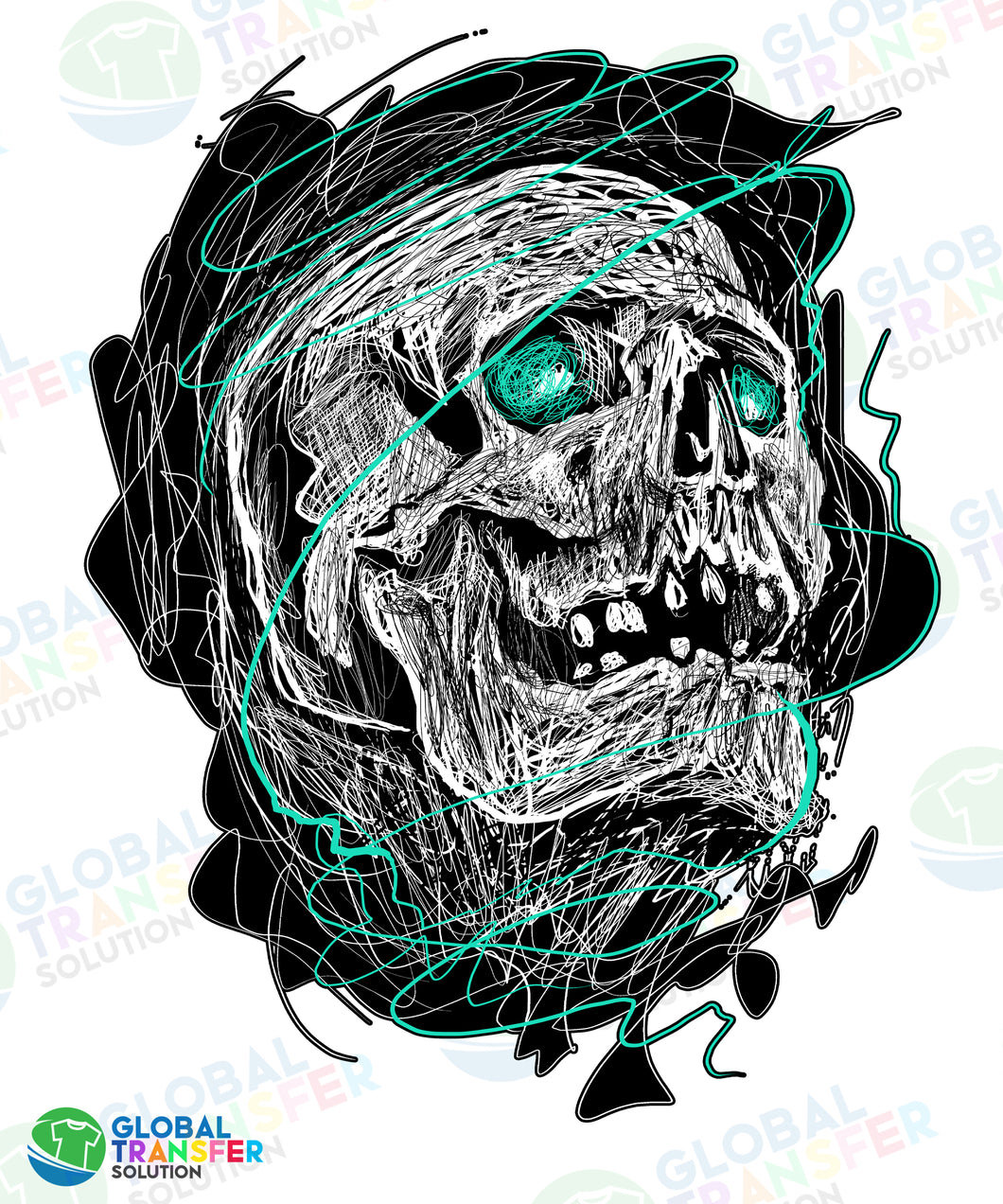 1001 Skull Scrible